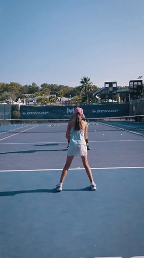 12K views · 61 reactions | Before you hit the ball, be in an open stance and stay solid on your legs. That stability is the foundation of every powerful and accurate shot! #tennis #tennisacademy | Mouratoglou Tennis Academy | Facebook