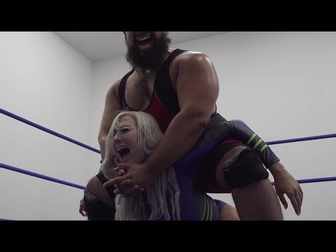Intergender match | man vs women| mixed wrestling #aew #wwe