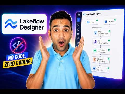 Databricks Just Changed ETL Forever with Lakeflow Designer | No Code ETL using Databricks