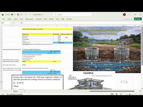 Estimation and planning of Groundwater recharge for a New Construction-1