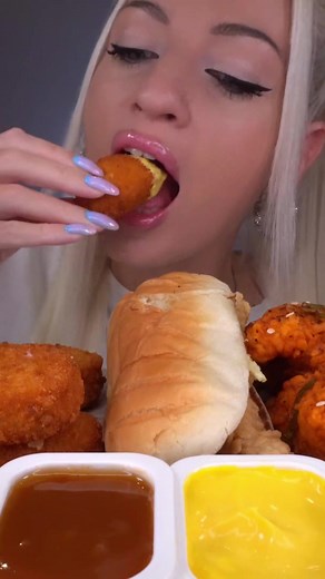 Texas Chicken Party❤️Full Video on my YouTube channel JELLA ASMR❤️Link in bio❤️