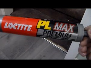 How to Install LVT Flooring Threshold to CONCRETE! -Easy!