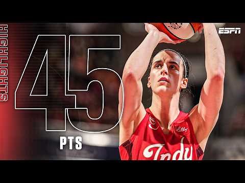 CAITLIN CLARK HISTORIC NIGHT 🤩 NEW CAREER HIGH & FASTEST PLAYER TO 200 CAREER 3PM | WNBA on ESPN