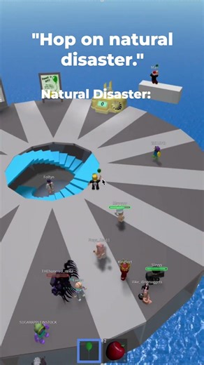 Natural disaster funny moments #roblox #rblx #robloxmemes #memes #shorts #funny #naturaldisaster