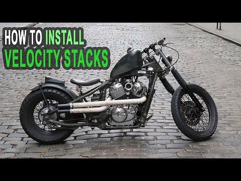 How To Install Velocity Stacks On Honda Shadow - AND NOT DESTROY YOUR INTAKE!