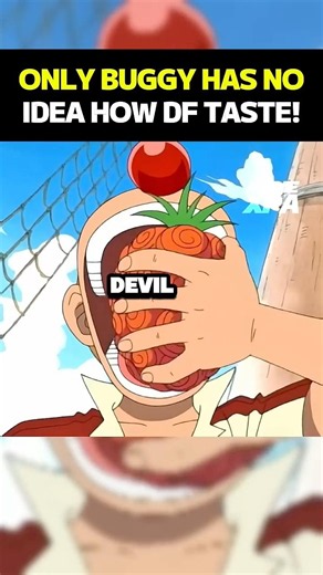 The only user who never tasted his Devil Fruit! 😂 #OnePiece #Buggy #Shanks