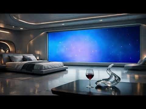Spaceship Cabin Ambience 🌌 Deep Space Window | Relaxing Sleep Sounds | 10 Hours