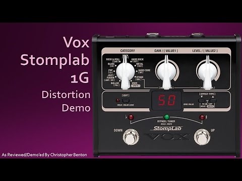 Distortion Demo for the Vox Stomplab 1G
