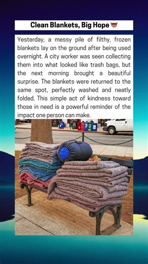 Clean Blankets, Big Hope 🧺