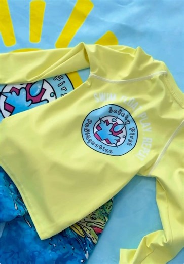 A kid favorite! Our swim shirts are back! Only better quality, more fun bright colors, and now sent right to your door! It’s a guarantee to put a smile on your little one’s face! #kidsswim #swim #swimsafety #swimlessons #toddlersoftiktok