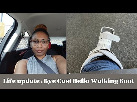 Ankle Injury Surgery Update: Cast Removal and Getting My Walking Boot
