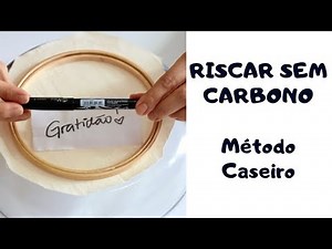 SCRATCHING CARBON-FREE drawings using a homemade technique
