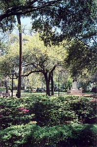 Emmet Park in Savannah, USA