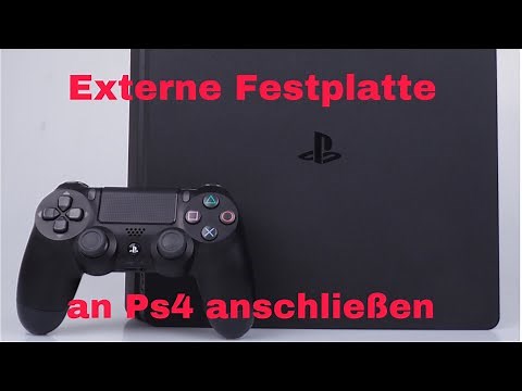 Externe Festplatte an PS4 anschließen