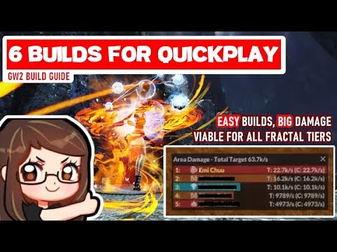 6 Strong and Beginner Friendly Builds for Fractal Quickplay, with builds/rotations! | Guild Wars 2