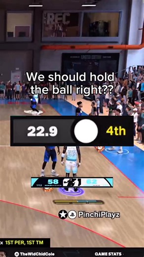 Pinchi on Instagram: "Why can’t we be normal?? #nba2k26 #nba2k #closegame #friends"