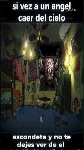 Si ves un ángel caer escondete - clarence terror #creepypasta #clarence #cartoonnetwork