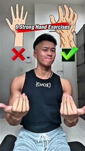 6 Finger Strength Exercises for a Strong Grip 🙌🤝🔥#hand #handstrength #gripstrength #finger #fun