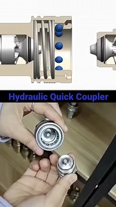 Hydraulic quick coupling work process #mechanic #bikelife #automobile #Technology #engineer #cars #automotive #airport #engineering #engine | Mechanical Mechanism