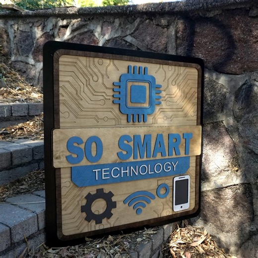 Custom 3D Wooden Business Logo Sign: Laser Cut Plywood Wall Art - Etsy