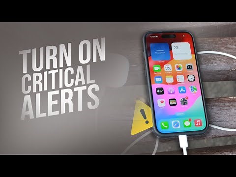 How to Turn On Critical Alerts on iPhone (tutorial)