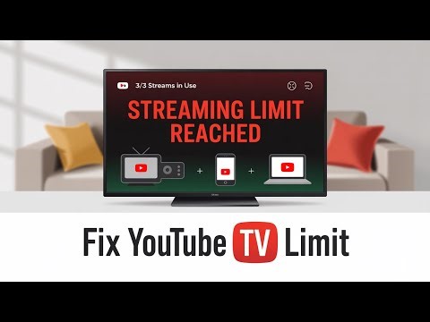 Why YouTube TV Shows “Streaming Limit Reached” (And How to Fix It)