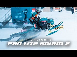 Amsoil Championship Snocross 2022 | Pro Lite Round 2 Highlights