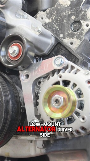 Down Low Mounted Alternator Bracket!