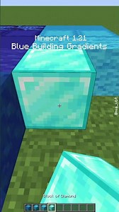 🟦 Blue Building Gradients in Minecraft 1.21! 🎨 #minecraft #short #minecraftbuildingchallenge