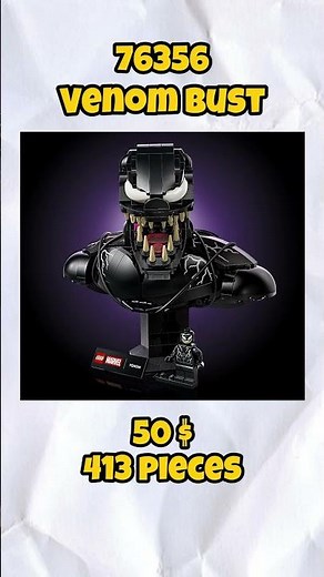 NEW LEGO MARVEL SET - Venom Bust 76356 #lego #marvel #spiderman #venom #venom2 #venom3 #tomhardy