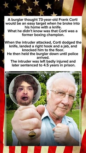 Burglar Picked the Wrong 73-Year-Old