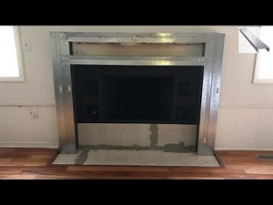 Fireplace DIY #2: Steel Framework and Mantle