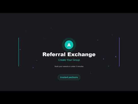 How to Create a Referral Exchange Group in Ally (Under 3 Minutes)