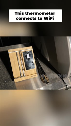 Meater Thermometer: Cook Anywhere with WiFi & App Control! Love this Meater thermometer! Leave it by the grill or smoker, head inside or even out of the house. Bluetooth probes connect to the block, which uses your WiFi for seamless monitoring via the app. Stay notified anywhere! #Meater #Grilling #BBQ #SmartCooking #FoodTech #HomeCooking #WirelessThermometer #CookingGadgets #ReelsFood #KitchenTech @meatermade As an Amazon Associate I earn from qualifying purchases