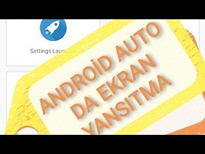 ANDROİD AUTO EKRAN YANSITMA SCREEN2AUTO