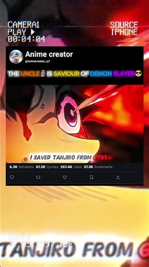 The Uncle🗿Is Saviour Of Demon Slayer😎 - Tanjiro Edit #anime #tanjiro#demonslayer #trending #edit#fyp