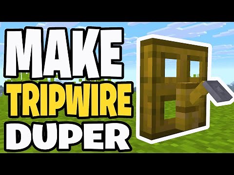 How To Make a Tripwire Duper In Minecraft 1.21.8! - Tutorial