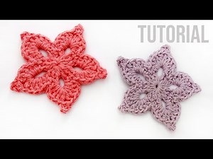 5-PETAL FLOWER Step-by-Step Tutorial | Crochet Flower Channel