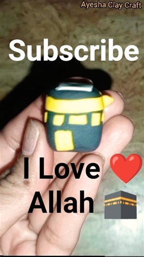 DIY clay khana Kaba 🕋 with clay #diy #shorts #viral #viralshort #short #khanakaba #Islamic video