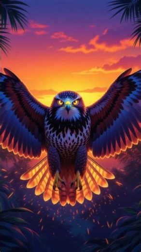 “Killer Hawk’s Deadly Jungle Attack | The Untold 3D Story” #ai #shorts