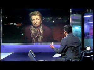 Libya gunfire interrupts live Channel 4 News TV report