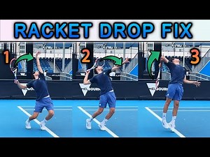 Fix Your Tennis Serve Racket Drop In 5 Simple Steps