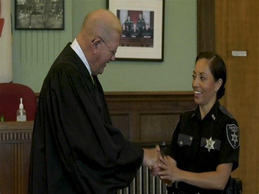 Fayette County Sheriff’s Department welcomes newest deputy, Fridley reflects on legacy - WOAY-TV