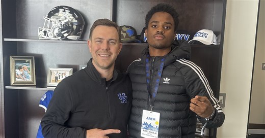 Kentucky the team to beat for one of its top 2027 CB targets