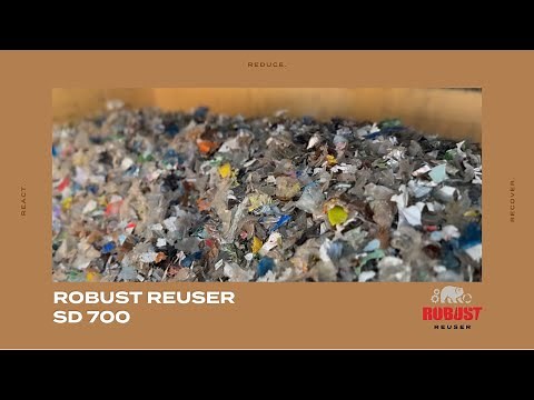 Robust Reuser SD 700: The Ultimate Plastic Shredder for PET, HDPE, and Mixed Plastics Recycling! 🚀