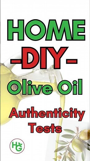 Home (DIY) Olive Oil Authenticity Test | How to identify pure (unadulterated) olive oil?