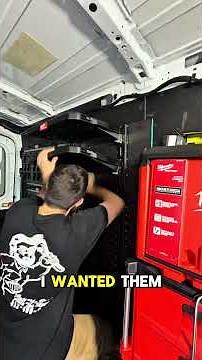 before and after plumbing van transformation #plumbing #milwaukeetools #packout