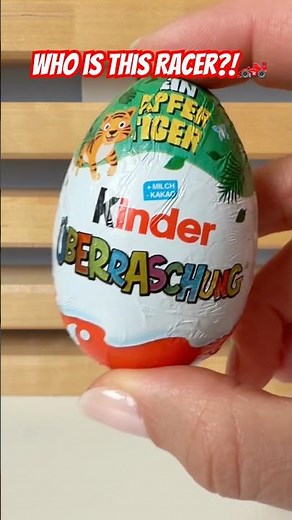 I Got a RACER?! 👨‍🏁 Kinder Surprise Toy Reveal #asmrunboxing #toyreview #kindersurprise
