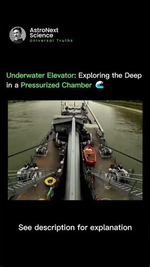 Underwater Elevator 🌊 #physics #experiment #science #education #usa