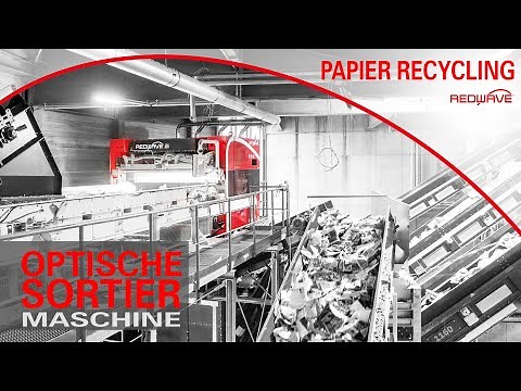 Papier Recycling | Optische Sortierung mit REDWAVE 2i für hochwertiges Altpapier